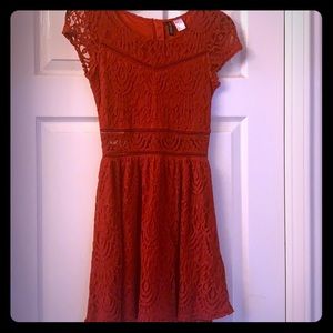 H&M Red Lace Dress